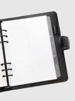 The Essentials Side Tab Planner Dividers | Glass Plastic(The Essentials Side Tab Planner Dividers Glass Plastic) 13 The Essentials Side Tab Planner Dividers | Glass Plastic(The Essentials Side Tab Planner Dividers Glass Plastic) -Cloth And Paper Shop The Essentials Side Tab Planner Dividers Glass Plastic White Inuse CP 2