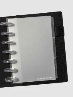The Essentials Side Tab Planner Dividers | Low Profile | Matte(The Essentials Side Tab Planner Dividers Low Profile Matte) 32 The Essentials Side Tab Planner Dividers | Low Profile | Matte(The Essentials Side Tab Planner Dividers Low Profile Matte) -Cloth And Paper Shop The Essentials Side Tab Planner Dividers Low Profile Matte Black Foil HP Mini C CP 1