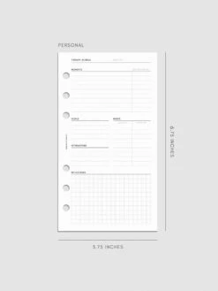 Therapy Planner Inserts(Therapy Planner Inserts) -Cloth And Paper Shop Therapy Planner Inserts Personal CP 1