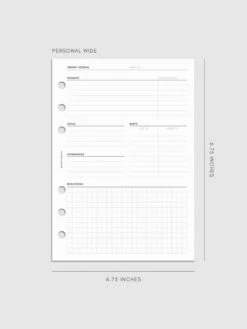 Therapy Planner Inserts(Therapy Planner Inserts) -Cloth And Paper Shop Therapy Planner Inserts PersonalWide CP 1
