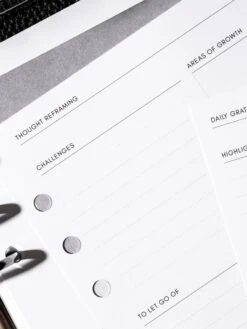 Thought Reframing Planner Inserts(Thought Reframing Planner Inserts) 21 Thought Reframing Planner Inserts(Thought Reframing Planner Inserts) -Cloth And Paper Shop Thought Reframing Planner Inserts CP 4