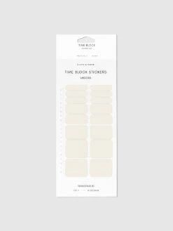 Time Block Sticker Set(Time Block Sticker Set) 36 Time Block Sticker Set(Time Block Sticker Set) -Cloth And Paper Shop Time Block Sticker Set Angora CP 1