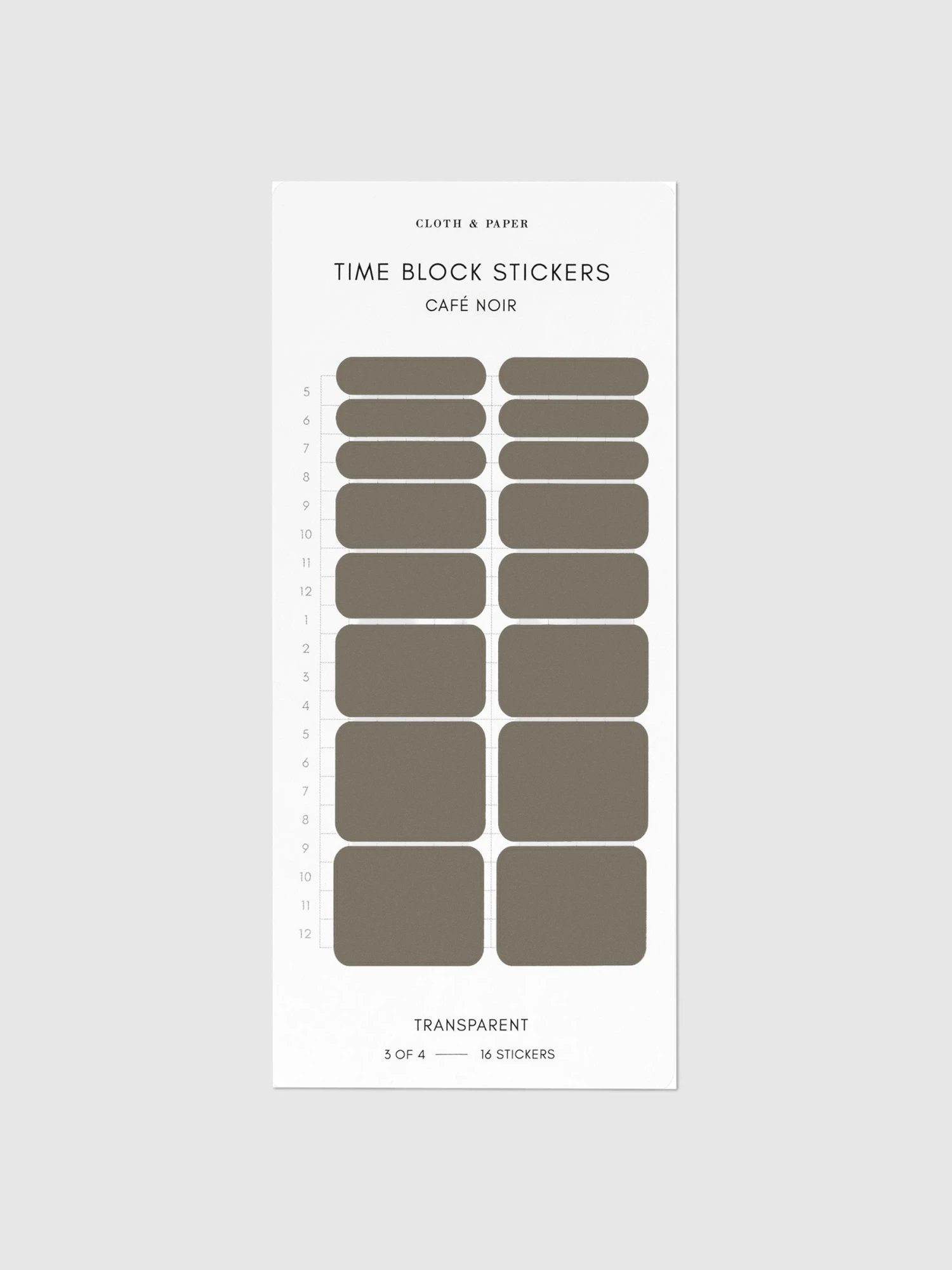 Time Block Sticker Set(Time Block Sticker Set) 14 Time Block Sticker Set(Time Block Sticker Set) - Image 14