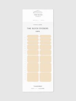 Time Block Sticker Set(Time Block Sticker Set) 31 Time Block Sticker Set(Time Block Sticker Set) -Cloth And Paper Shop Time Block Sticker Set Crepe CP 1