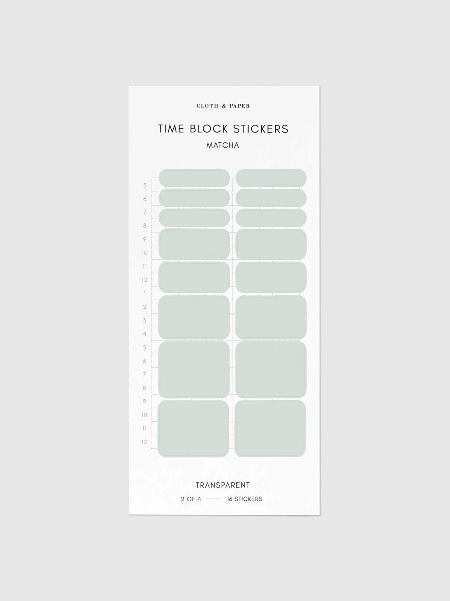 Time Block Sticker Set(Time Block Sticker Set) 18 Time Block Sticker Set(Time Block Sticker Set) - Image 18