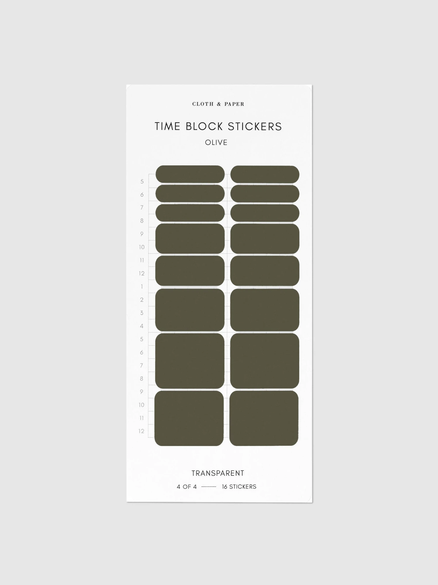 Time Block Sticker Set(Time Block Sticker Set) 20 Time Block Sticker Set(Time Block Sticker Set) - Image 20