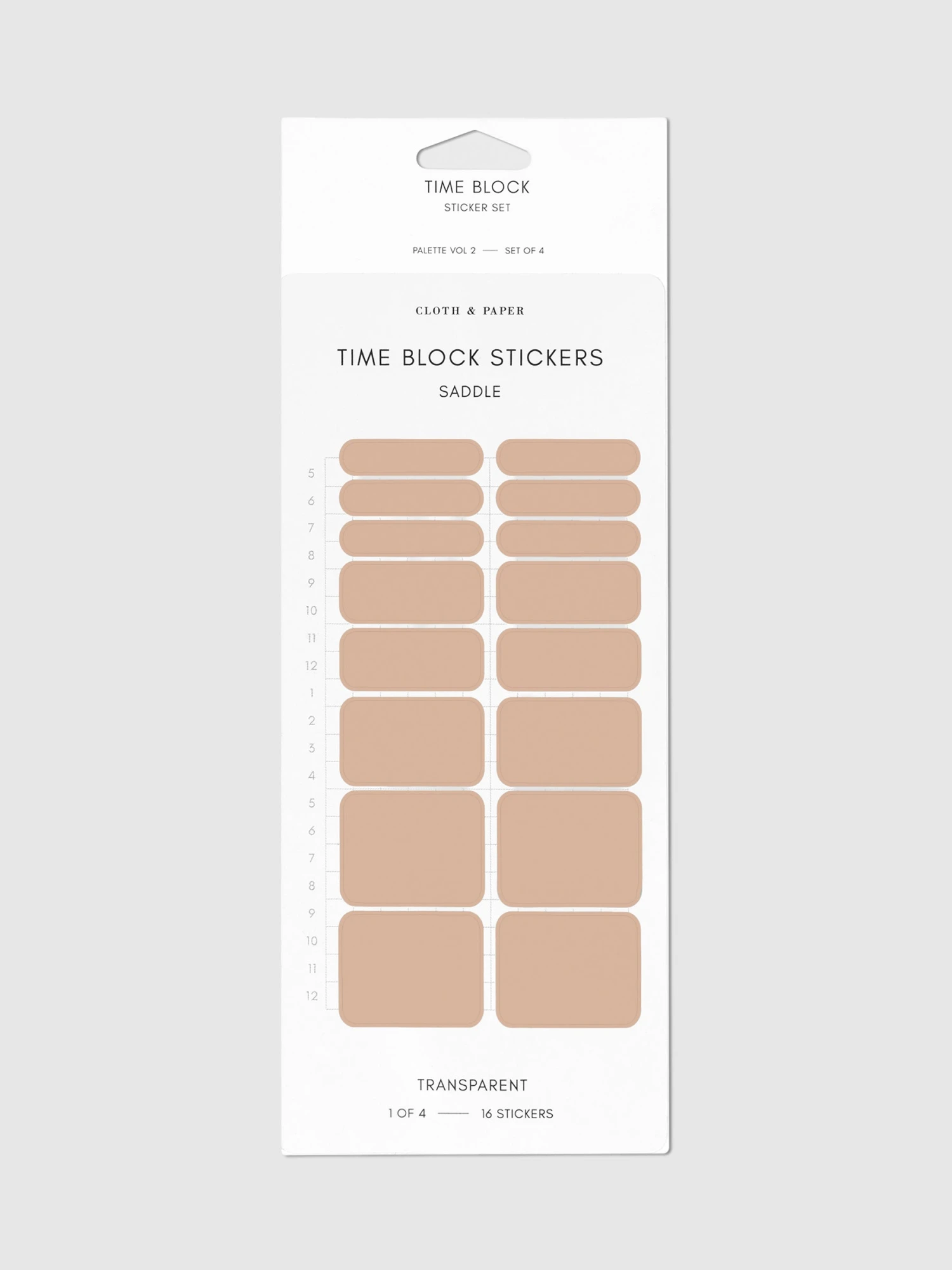 Time Block Sticker Set(Time Block Sticker Set) 7 Time Block Sticker Set(Time Block Sticker Set) - Image 7