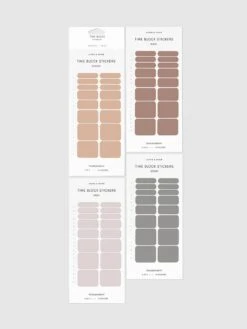 Time Block Sticker Set(Time Block Sticker Set) 25 Time Block Sticker Set(Time Block Sticker Set) -Cloth And Paper Shop Time Block Sticker Set Vol.2 CP 1