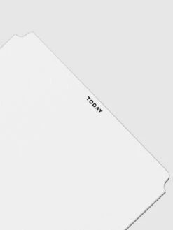 Today Tab Planner Divider | Low Profile | Matte(Today Tab Planner Divider Low Profile Matte) -Cloth And Paper Shop Today Tab Planner Divider Low Profile Matte BlackFoil A5 6ringpunch CP 2