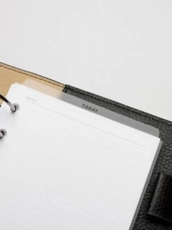 Today Tab Planner Divider | Low Profile | Matte(Today Tab Planner Divider Low Profile Matte) -Cloth And Paper Shop Today Tab Planner Divider Low Profile Matte Blackfoil A6 CP 2