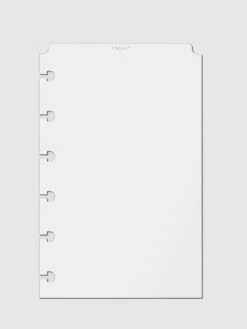 Today Tab Planner Divider | Low Profile | Matte(Today Tab Planner Divider Low Profile Matte) -Cloth And Paper Shop Today Tab Planner Divider Low Profile Matte Petite White CP 1