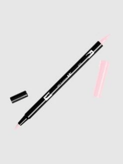 Tombow® Tombow Dual Brush Pen Art Marker(Tombow Dual Brush Art Marker) 19 Tombow® Tombow Dual Brush Pen Art Marker(Tombow Dual Brush Art Marker) -Cloth And Paper Shop Tombow Dual Brush Pen Art Marker Palepink CP 1