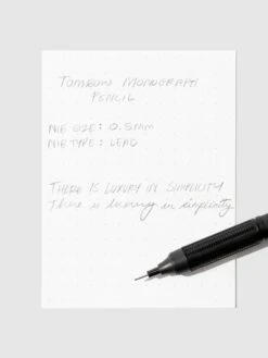 Tombow® Tombow Mono Graph Lite Mechanical Pencil | 0.5mm(Tombow Mono Graph Lite Mechanical Pencil 0 5mm) 27 Tombow® Tombow Mono Graph Lite Mechanical Pencil | 0.5mm(Tombow Mono Graph Lite Mechanical Pencil 0 5mm) -Cloth And Paper Shop Tombow MonoGraphLite MechanicalPencil Black 0.5mm CP 2