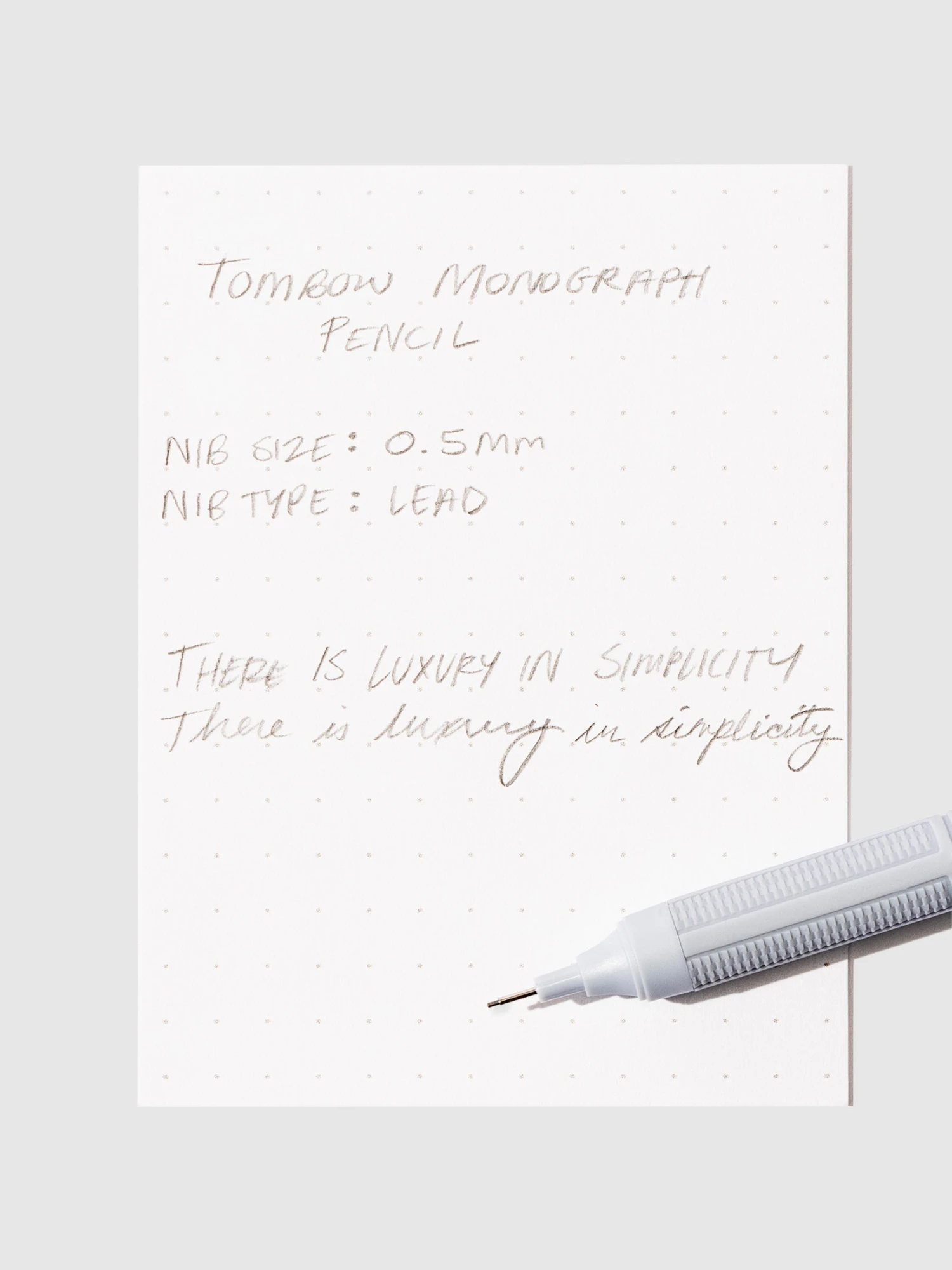 Tombow® Tombow Mono Graph Lite Mechanical Pencil | 0.5mm(Tombow Mono Graph Lite Mechanical Pencil 0 5mm) 4 Tombow® Tombow Mono Graph Lite Mechanical Pencil | 0.5mm(Tombow Mono Graph Lite Mechanical Pencil 0 5mm) - Image 4