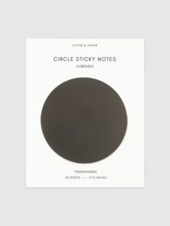 Transparent Circle Sticky Notes(Transparent Circle Sticky Notes) 38 Transparent Circle Sticky Notes(Transparent Circle Sticky Notes) -Cloth And Paper Shop Transparent Circle Sticky Notes Cortado CP 1