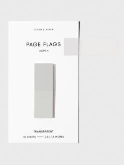 Transparent Page Flags(Transparent Page Flags) 28 Transparent Page Flags(Transparent Page Flags) -Cloth And Paper Shop Transparent Page Flags Aspen CP 2