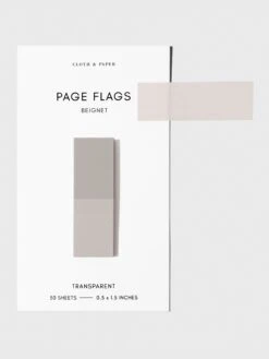 Transparent Page Flags(Transparent Page Flags) 34 Transparent Page Flags(Transparent Page Flags) -Cloth And Paper Shop Transparent Page Flags Beignet CP 2