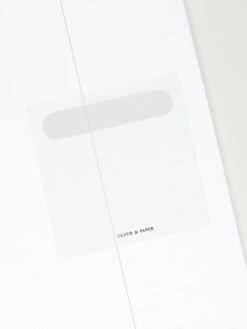 Transparent Pill Tab Sticky Notes(Transparent Pill Tab Sticky Notes) 5 Transparent Pill Tab Sticky Notes(Transparent Pill Tab Sticky Notes) -Cloth And Paper Shop Transparent Pill Tab Sticky Notes Ash CP 3