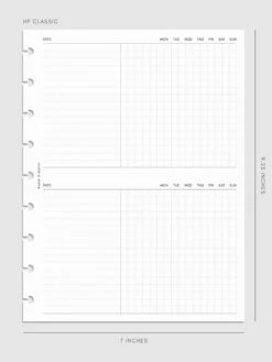 Undated Task Duo Note Planner Inserts(Undated Task Duo Note Planner Inserts) 25 Undated Task Duo Note Planner Inserts(Undated Task Duo Note Planner Inserts) -Cloth And Paper Shop Undated Task Duo Note Planner Inserts HPC CP 1