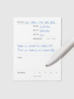 Uni-ball One Gel Pen | 0.5 Mm(Uni One Gel Pen 0 5 Mm) -Cloth And Paper Shop Uni Ball One Gel Pen 0.5mm Blue CP 1