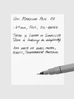 Uni-ball Uni Pin Marking Pen(Uni Pin Marking Pen) -Cloth And Paper Shop Uni Pin Marking Pen 03 0.64mm Black CP 2