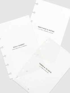 Vellum Section Planner Dashboard Set(Vellum Section Planner Dashboard Set) 36 Vellum Section Planner Dashboard Set(Vellum Section Planner Dashboard Set) -Cloth And Paper Shop Vellum Section Planner Dashboard Set CP 2