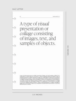 Vision Board Planner Inserts(Vision Board Planner Inserts) 30 Vision Board Planner Inserts(Vision Board Planner Inserts) -Cloth And Paper Shop Vision Board Planner Inserts HL CP 1