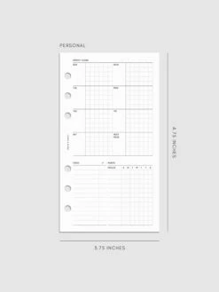 Weekly Admin Planner Inserts | Sunday Start(Weekly Admin Planner Inserts Sunday Start) 26 Weekly Admin Planner Inserts | Sunday Start(Weekly Admin Planner Inserts Sunday Start) -Cloth And Paper Shop Weekly Admin Planner Inserts Sunday Start Personal CP 1
