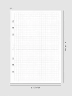 Weekly Schedule Planner Inserts | Monday Start(Weekly Schedule Planner Insert) 37 Weekly Schedule Planner Inserts | Monday Start(Weekly Schedule Planner Insert) -Cloth And Paper Shop Weekly Schedule Planner Inserts Monday Start Undated 3rd Edition A5 CP 3