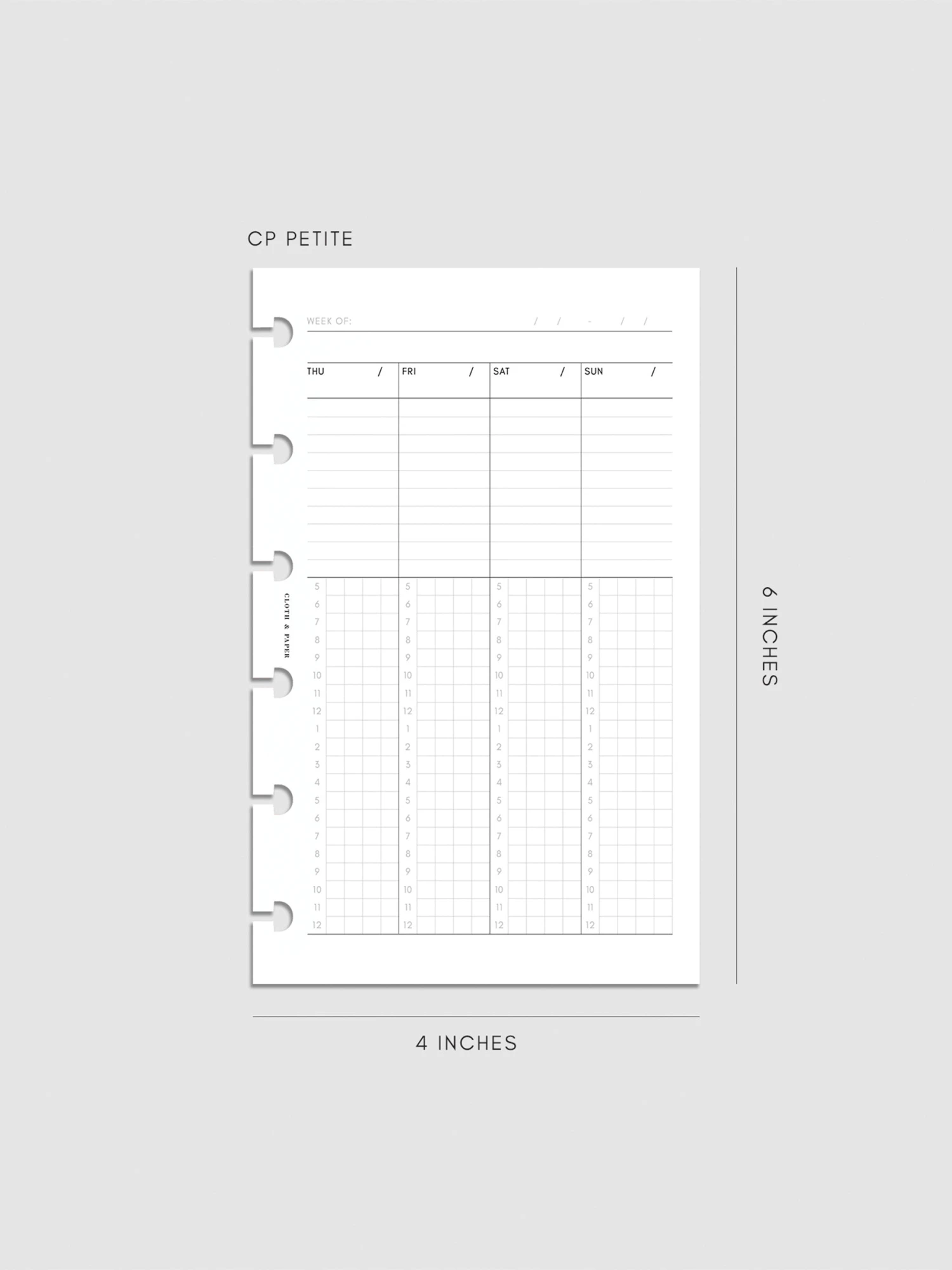 Weekly Schedule Planner Inserts | Monday Start(Weekly Schedule Planner Insert) 5 Weekly Schedule Planner Inserts | Monday Start(Weekly Schedule Planner Insert) - Image 5