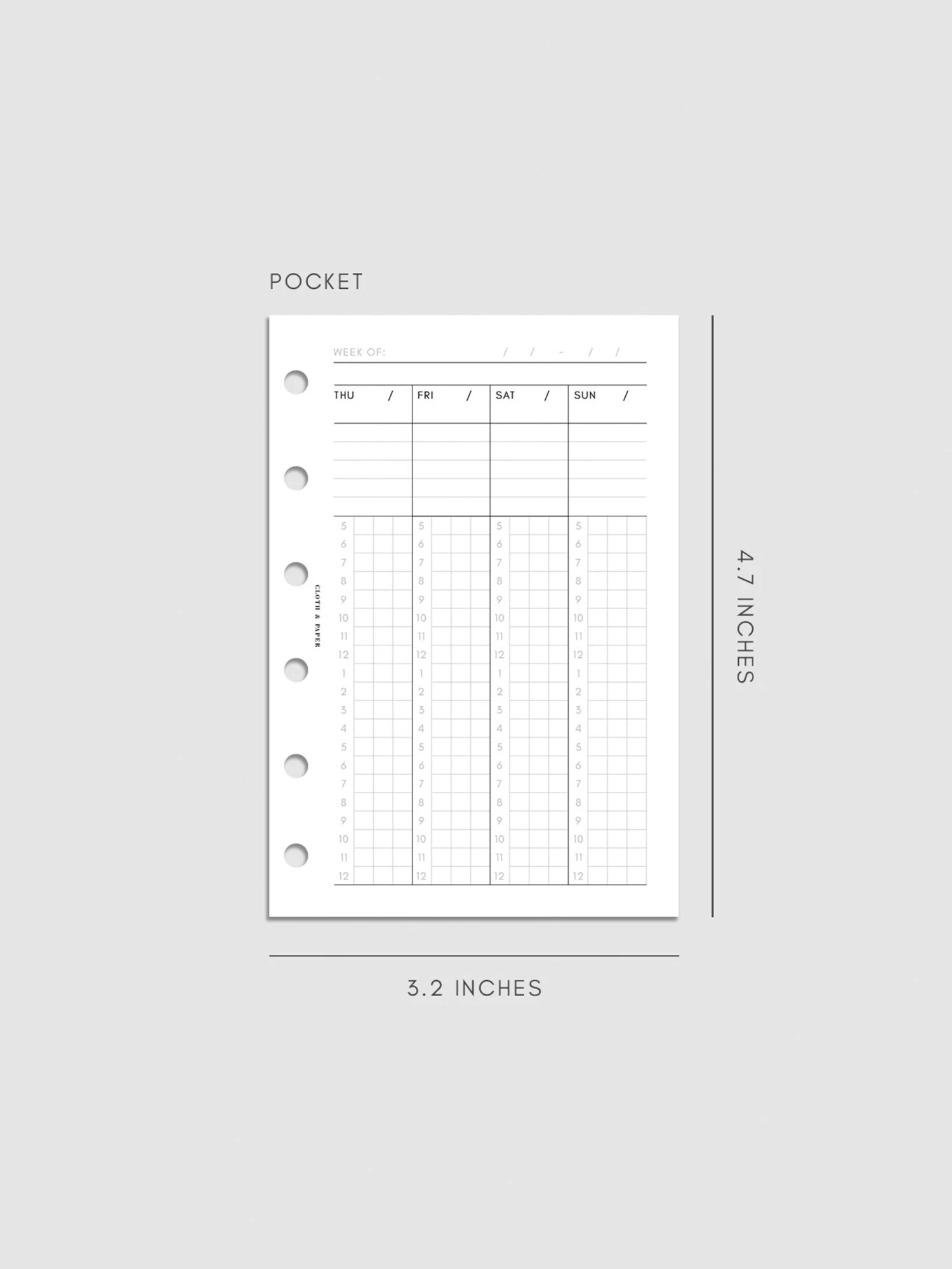 Weekly Schedule Planner Inserts | Monday Start(Weekly Schedule Planner Insert) 3 Weekly Schedule Planner Inserts | Monday Start(Weekly Schedule Planner Insert) - Image 3