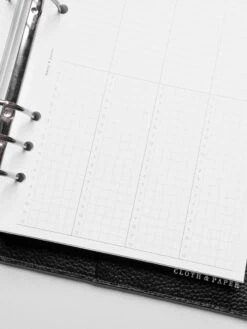 Weekly Schedule Planner Inserts | Monday Start(Weekly Schedule Planner Insert) 30 Weekly Schedule Planner Inserts | Monday Start(Weekly Schedule Planner Insert) -Cloth And Paper Shop WeeklySchedule Inserts A5 2