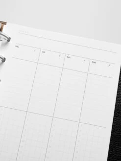 Weekly Schedule Planner Inserts | Monday Start(Weekly Schedule Planner Insert) 34 Weekly Schedule Planner Inserts | Monday Start(Weekly Schedule Planner Insert) -Cloth And Paper Shop WeeklySchedule Inserts HalfLetter 2