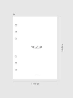 Wellness Section Cover Planner Dashboard(Wellness Section Cover Planner Dashboard) -Cloth And Paper Shop Wellness Section Cover Planner Dashboard B6 CP 1