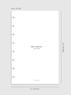 Wellness Section Cover Planner Dashboard(Wellness Section Cover Planner Dashboard) -Cloth And Paper Shop Wellness Section Cover Planner Dashboard HL CP 1
