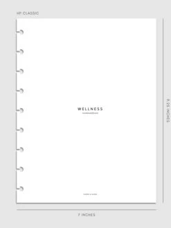 Wellness Section Cover Planner Dashboard(Wellness Section Cover Planner Dashboard) -Cloth And Paper Shop Wellness Section Cover Planner Dashboard HPC CP 1