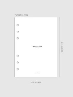Wellness Section Cover Planner Dashboard(Wellness Section Cover Planner Dashboard) -Cloth And Paper Shop Wellness Section Cover Planner Dashboard PW CP 1