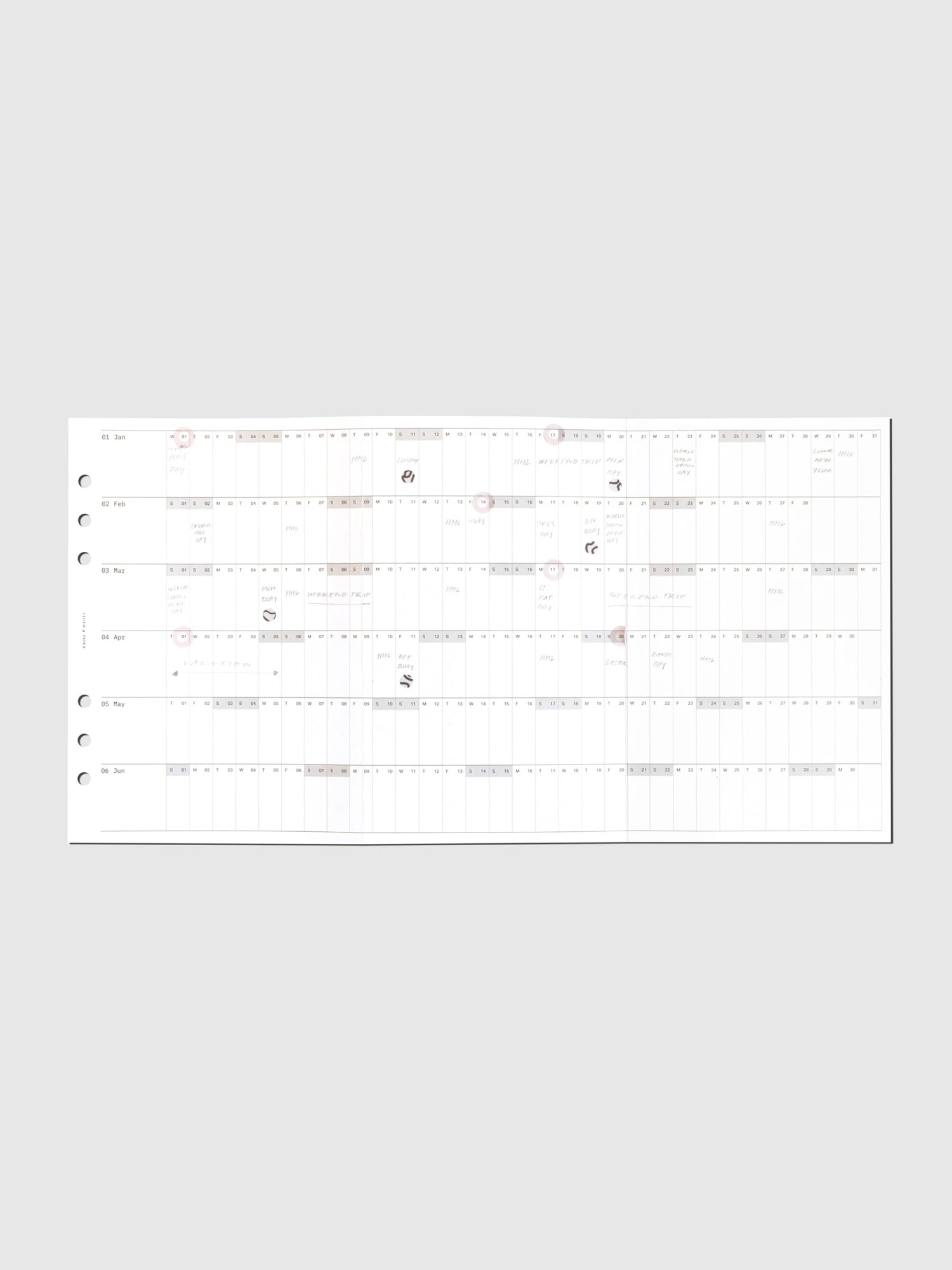 Yearly Fold Out Planner Insert(Yearly Fold Out Planner Insert) 5 Yearly Fold Out Planner Insert(Yearly Fold Out Planner Insert) - Image 5