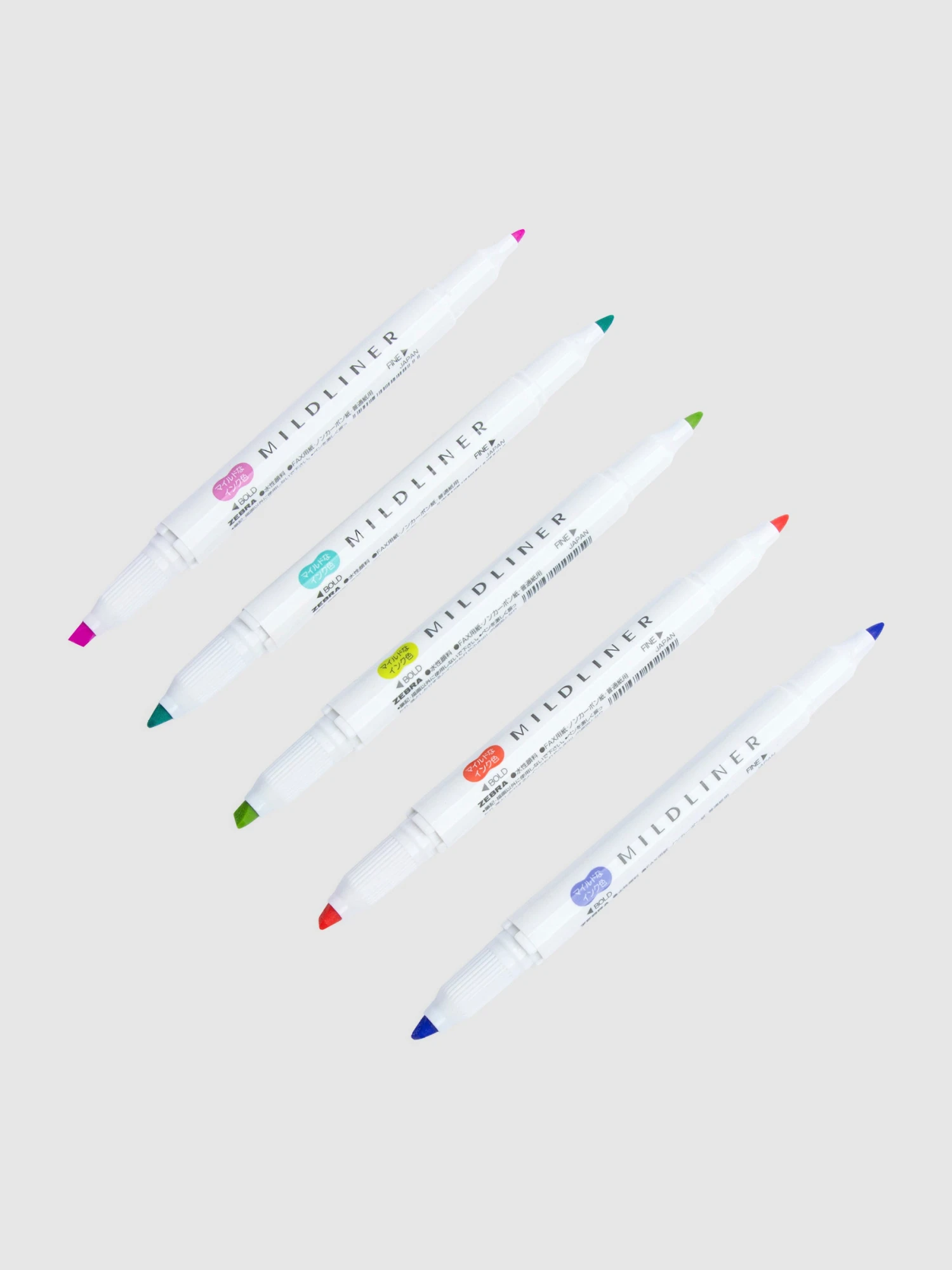 Zebra Mildliner Dual Tip Highlighter | 5 Color Set(Zebra Mildliner Dual Tip Highlighter 5 Color Set) 1 Zebra Mildliner Dual Tip Highlighter | 5 Color Set(Zebra Mildliner Dual Tip Highlighter 5 Color Set)