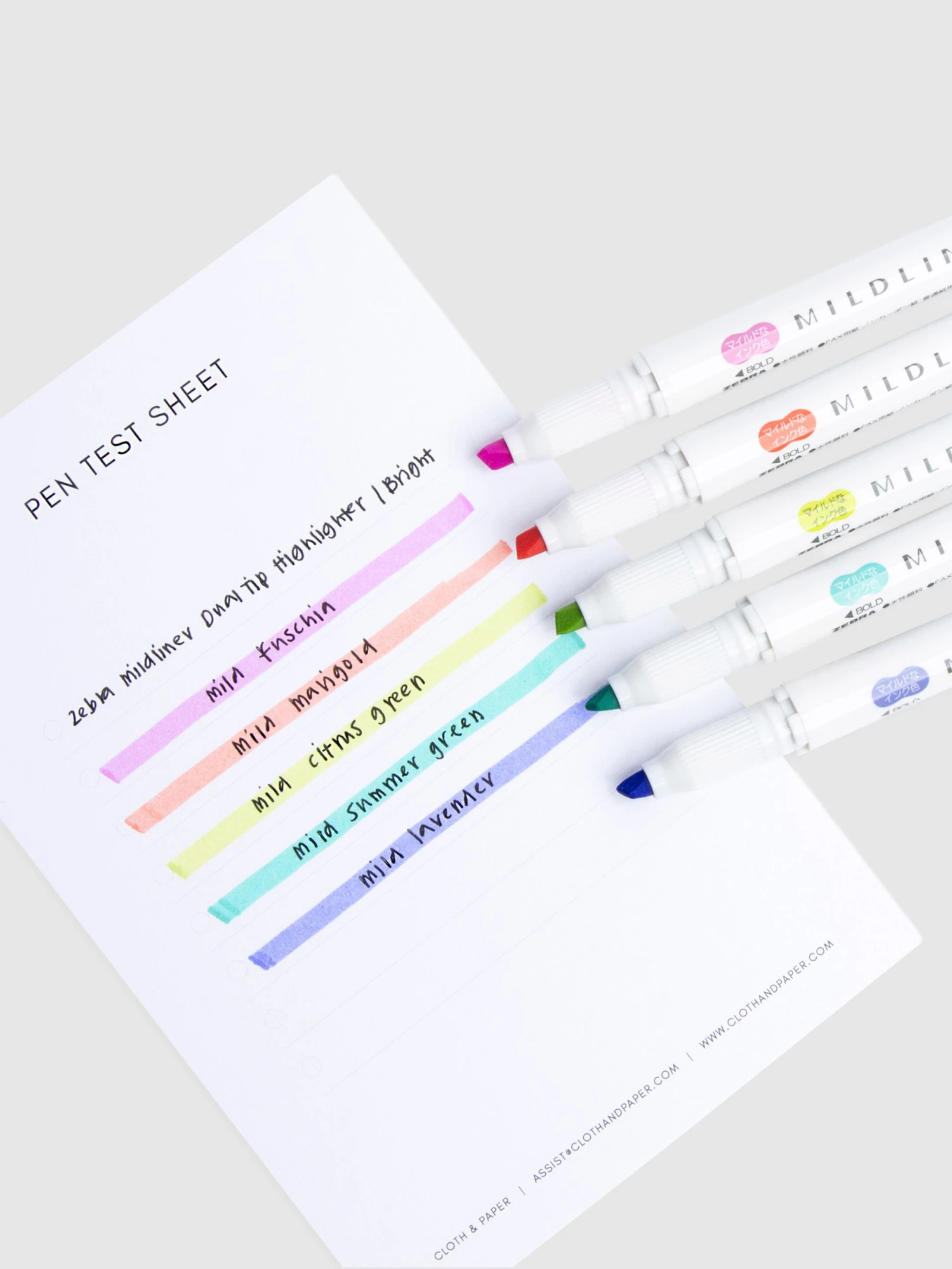 Zebra Mildliner Dual Tip Highlighter | 5 Color Set(Zebra Mildliner Dual Tip Highlighter 5 Color Set) 2 Zebra Mildliner Dual Tip Highlighter | 5 Color Set(Zebra Mildliner Dual Tip Highlighter 5 Color Set) - Image 2