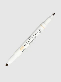 Zebra Mildliner Dual Tip Highlighter(Zebra Mildliner Dual Tip Highlighter) 27 Zebra Mildliner Dual Tip Highlighter(Zebra Mildliner Dual Tip Highlighter) -Cloth And Paper Shop Zebra Mildliner Dual Tip Highlighter Beige CP 1