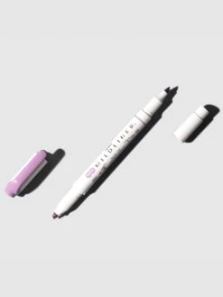 Zebra Mildliner Dual Tip Highlighter(Zebra Mildliner Dual Tip Highlighter) 25 Zebra Mildliner Dual Tip Highlighter(Zebra Mildliner Dual Tip Highlighter) -Cloth And Paper Shop Zebra Mildliner Dual Tip Highlighter Iris CP 1