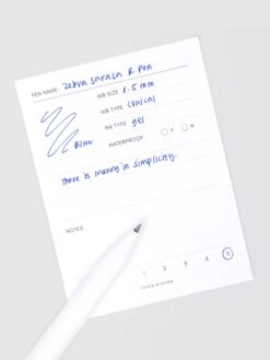 Zebra Sarasa R Pen | 0.5 Mm(Zebra Sarasa R Pen 0 5 Mm) -Cloth And Paper Shop Zebra Sarasa R Pen 0.5mm Blue In Use CP 1